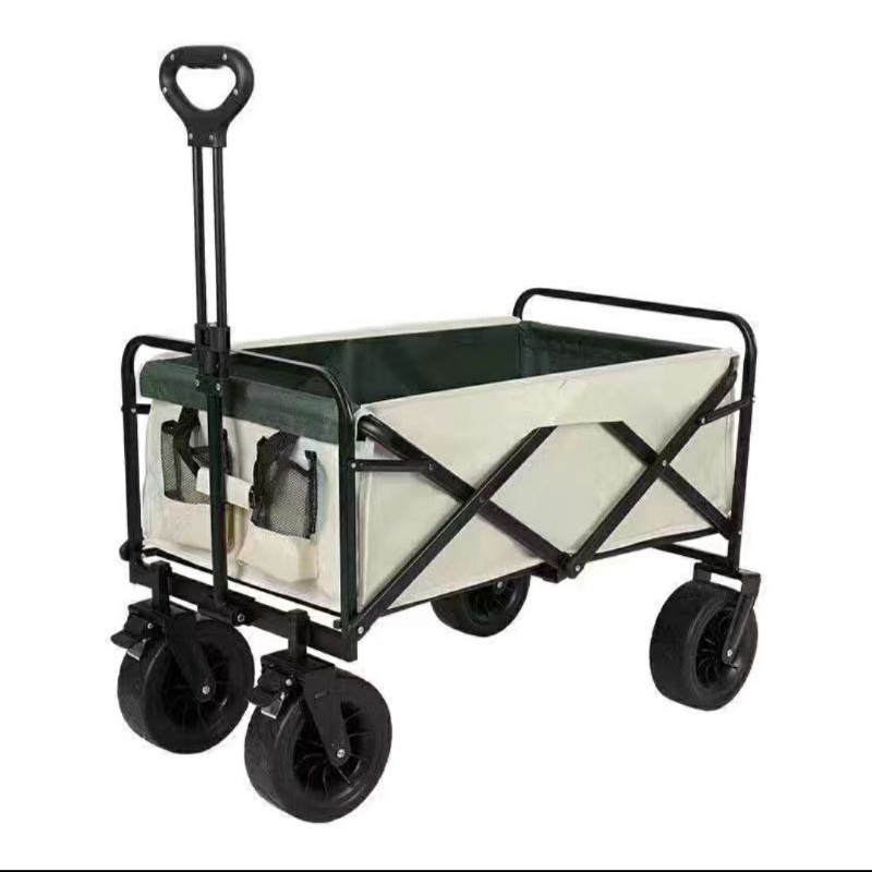 Xe Kéo Dã Ngoại Gấp Gọn , Xe Đẩy Chở Đa Năng Đẩy Đồ Thông Minh Tiện Dụng