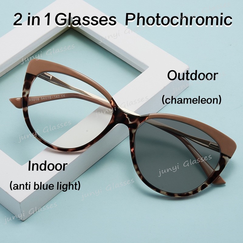 Kính Mát Mắt Mèo Chống Bức Xạ Ánh Sáng Xanh Phong Cách Cổ Điển Cho Nam Và Nữ