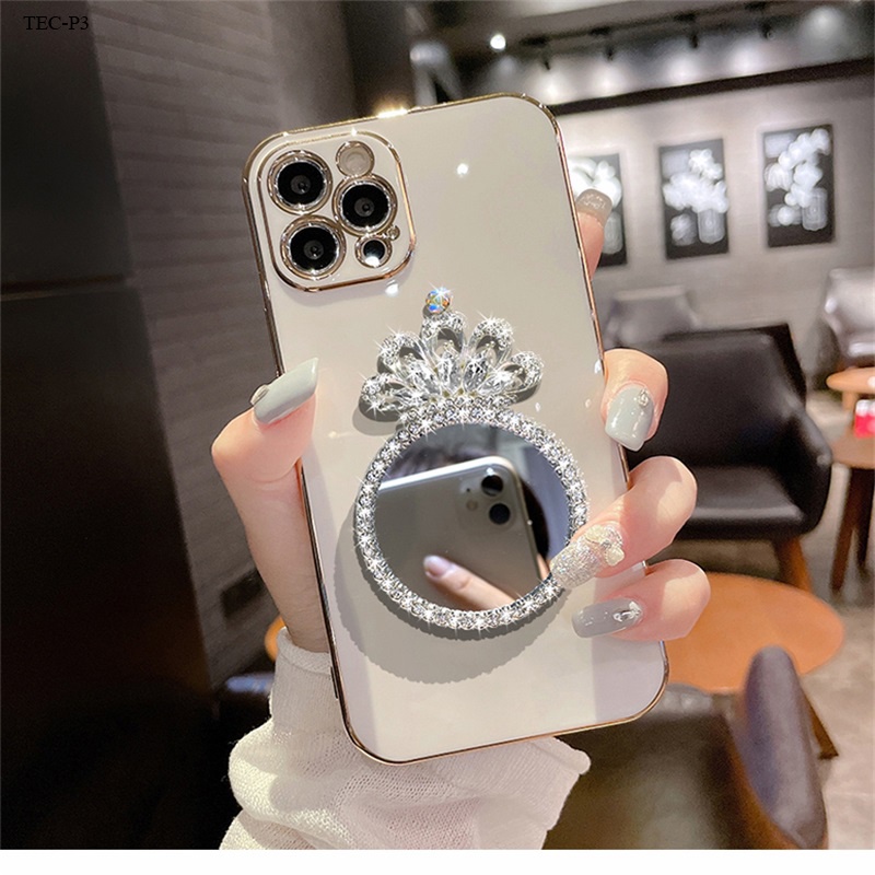 Tecno Pova 3 2 Neo Spark Camon 18 5 6 7 7T 8C Pro Air Go 2020 Cho Ốp lưng điện thoại In Hình Makeup Mirror