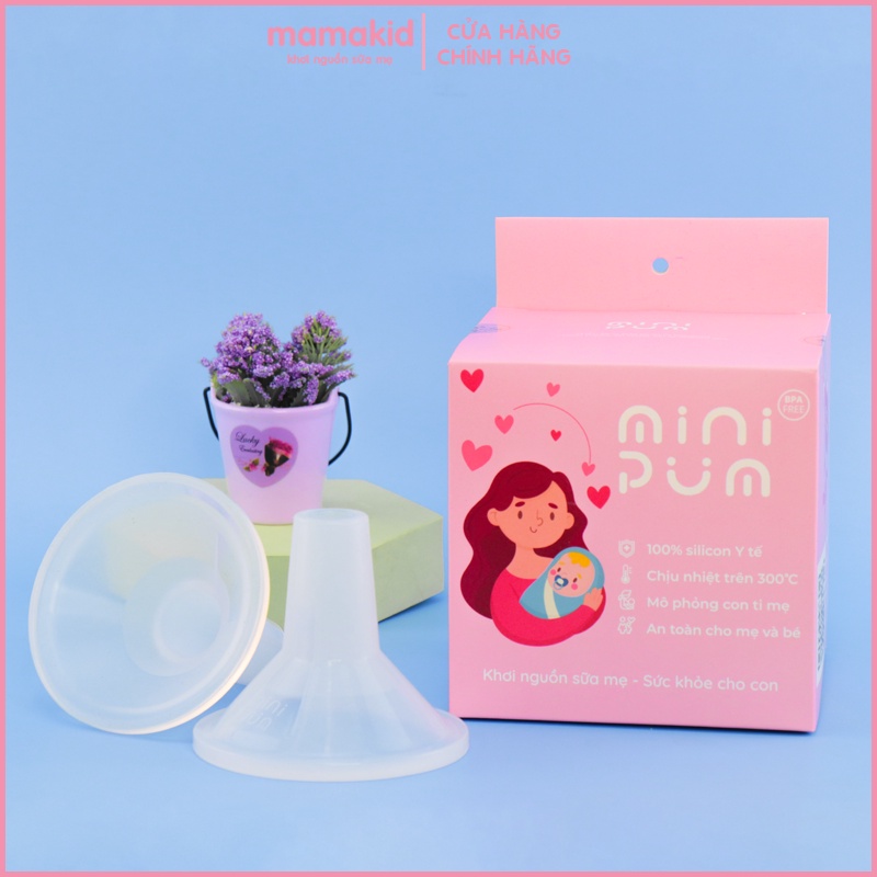 Phễu Hút Sữa Minipum Cho Máy Avent, Fazt, Nevi, Cmbear, Sanity, Mamago, Gluckbaby, Kidplaza, Kichilachi..