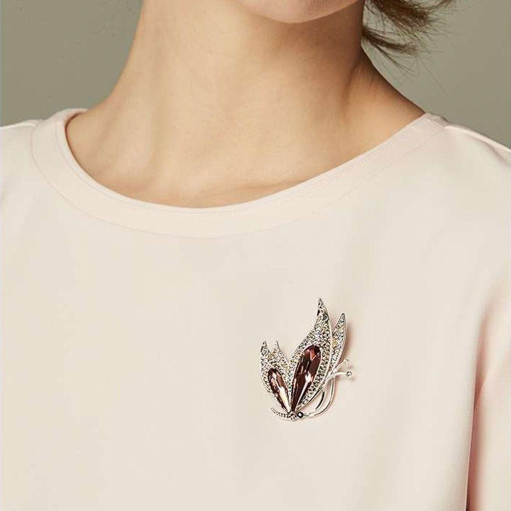 Ghim Cài Áo Hình Bướm Phong Cách Vintage Dành Cho Nữ|Phụ Kiện Quần Áo Chất Lượng Cao