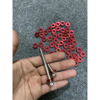 Long đền đỏ 6ly gắn ốc lốc máy , mọi vị trí trên xe