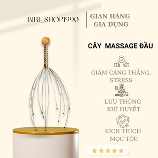 Cây massage đầu - dụng cụ mát xa đầu thư giãn lưu thông khí huyết (MSD01)