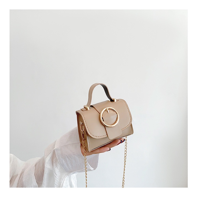 Túi Đeo Chéo Mini Hình Vuông Phong Cách Retro Thời Trang Cho Nữ