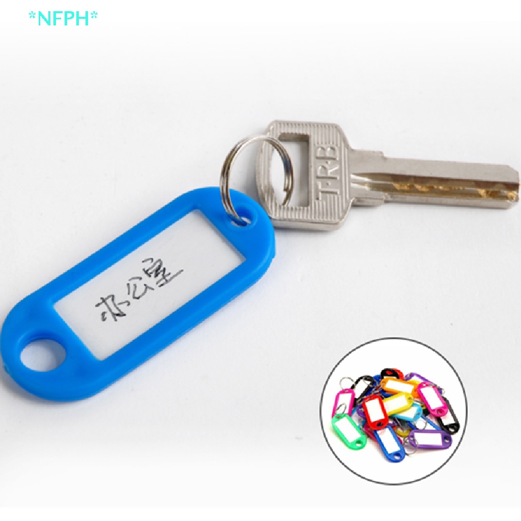 Set 30 Móc Khóa Phân Loại Thẻ ID Nhiều Màu Mới