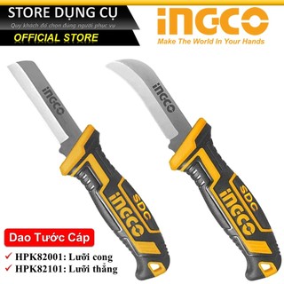Dao tước dây điện lưỡi thẳng 210mm, lưỡi cong 198mm. dao cắt cáp ingco hpk82001, hpk82101