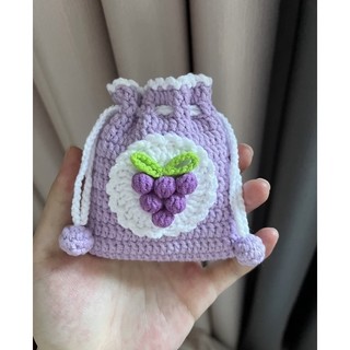 [HANDMADE] Túi rút len mini nhỏ đựng đồ