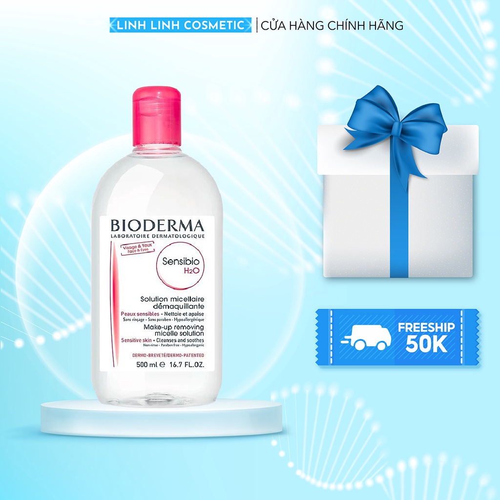 Nước Tẩy Trang Bioderma Dành Cho Da Dầu, Da Mụn, Da Nhạy Cảm -500ml