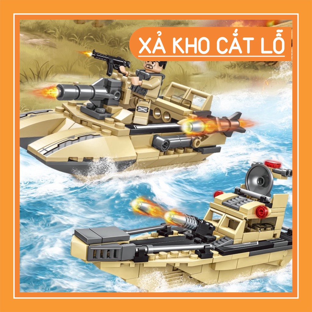 Bộ đồ chơi lắp ráp lego Trực Thăng chiến đấu , Mô hình Máy Bay Quân Sự, Thuyền Chiến, Lego Xe... qu
