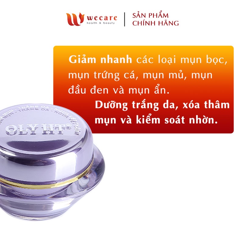 Combo Giảm Mụn Thâm - Dưỡng Trắng Da OLY HT