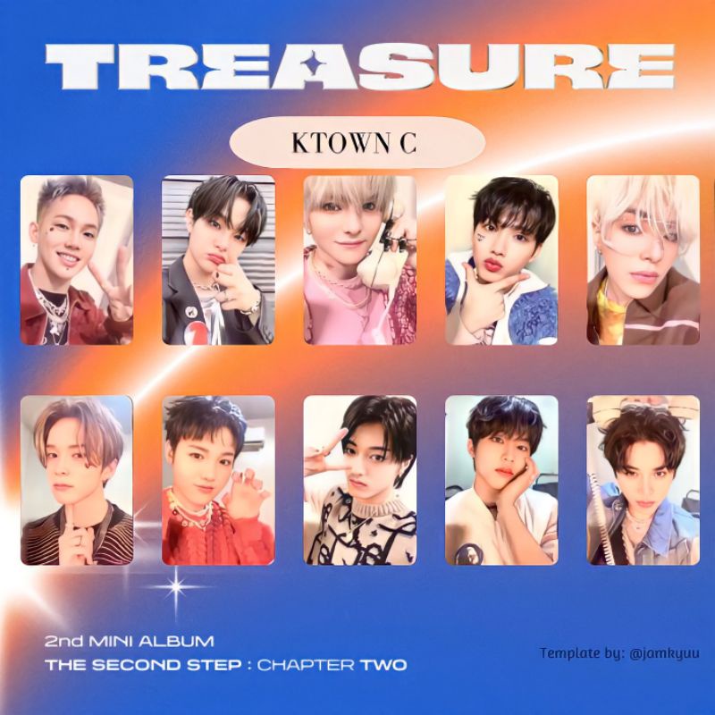 [Méo Store] Quà card Pre-order TREASURE - Ktown4u hàng có sẵn set A - B - C
