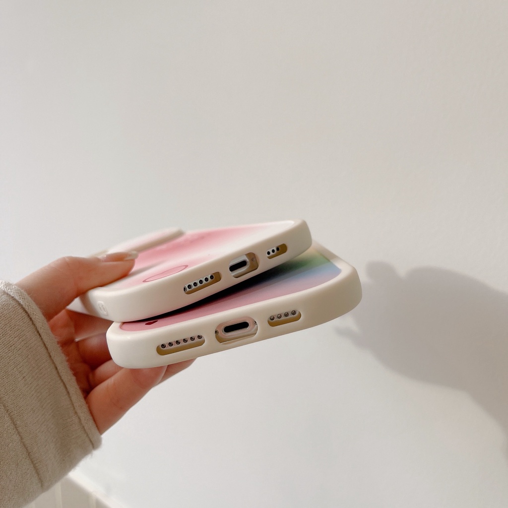 Ốp Điện Thoại Silicon Hình Tai Thỏ / Hươu Cho iPhone 11 13 12 PRO PRO MAX XS MAX XR X