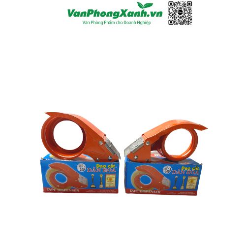 Cắt băng dính cầm tay Dân Hoa 5cm Văn Phòng Xanh