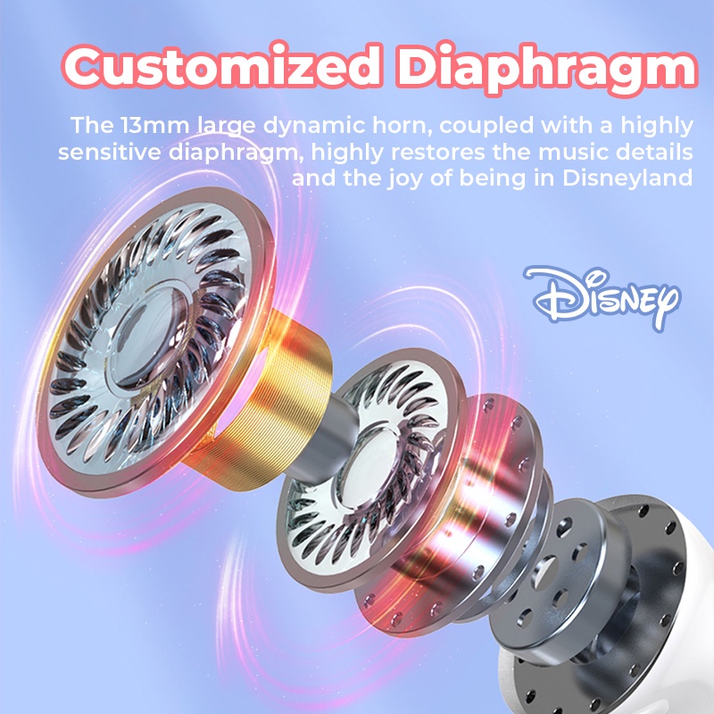 Tai Nghe Không Dây Bluetooth 5.3 HIFI Khử Tiếng Ồn Thông Minh TWS Disney Apro6