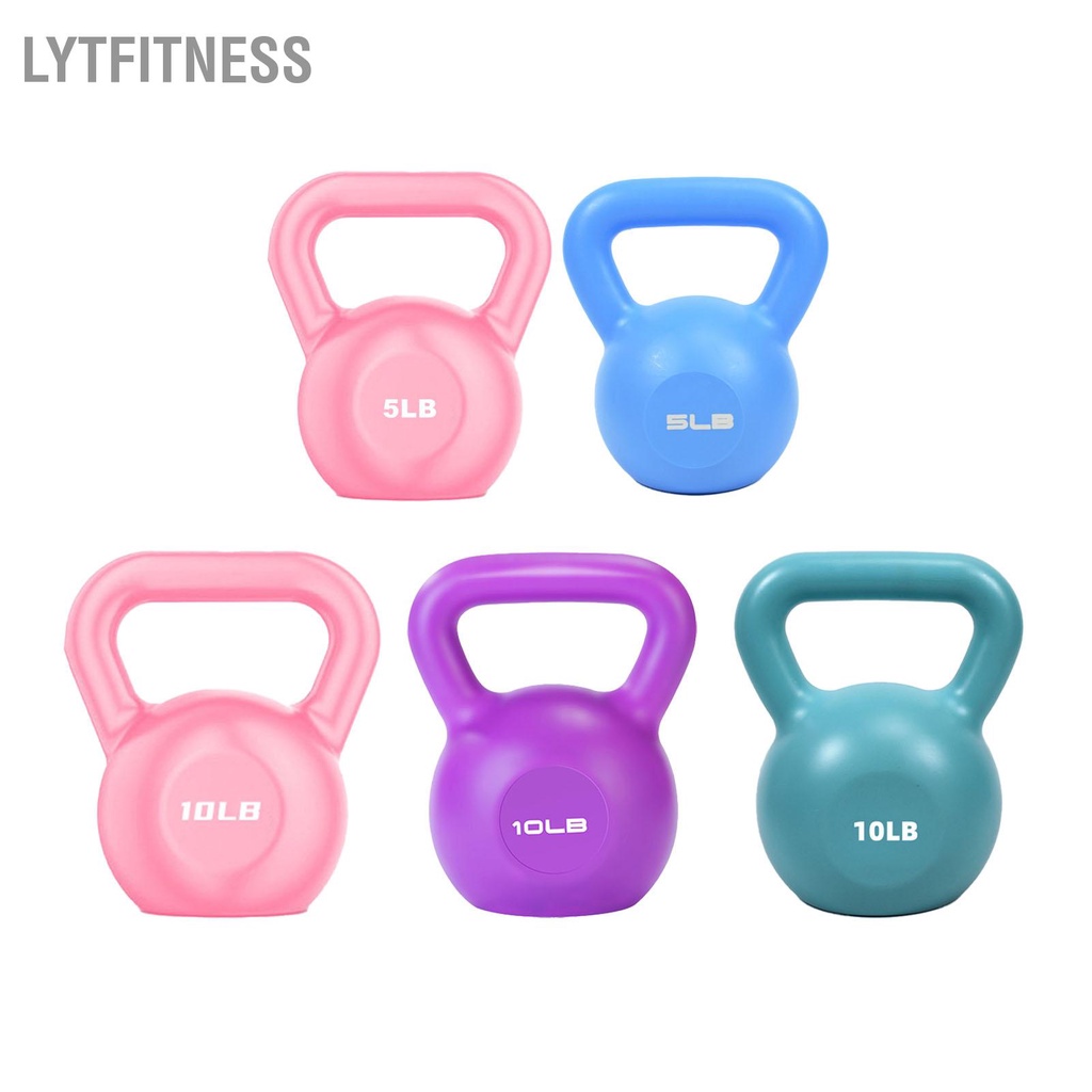 LYTFitness PE Kettlebell Trọng lượng dành cho Nam Nữ Bài tập Rèn luyện Sức mạnh Thể dục Chức năng Plyometrics