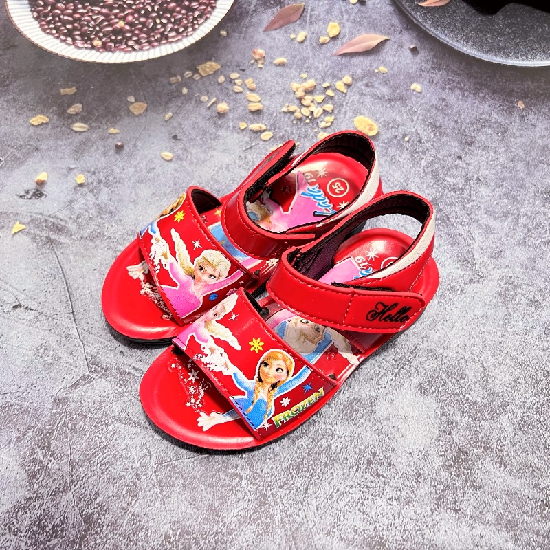 Sandal elsa công chúa cho bé gái da pu giá rẻ 635