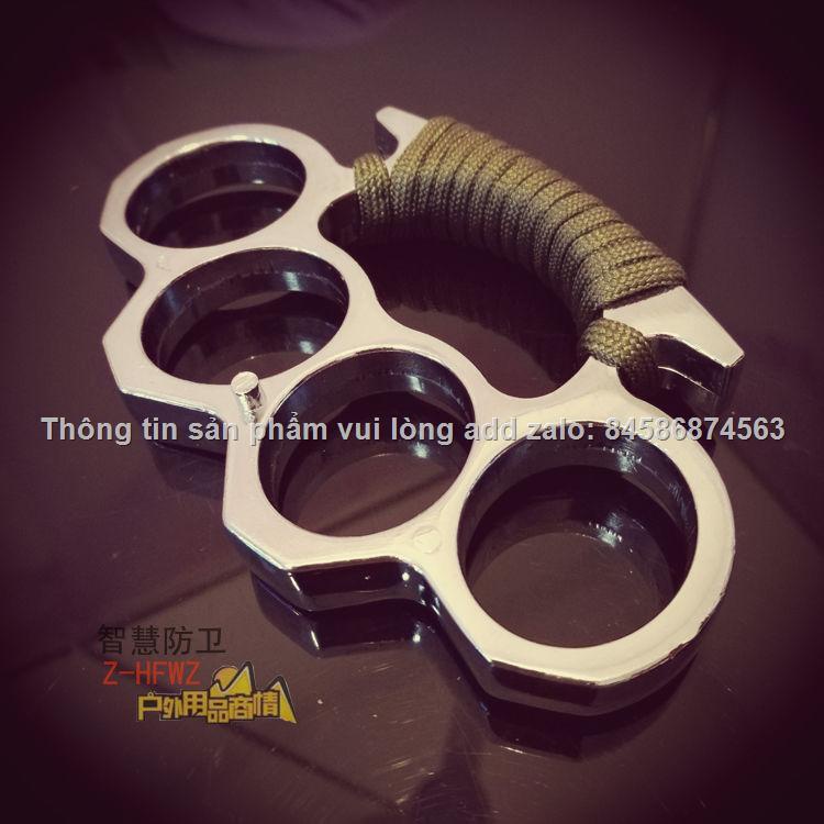 ♕Quốc phòng găng tay sắt chống sói nắm đấm sắt ngón tay sắt hổ thiết bị vũ khí ẩn ngón tay thép găng tay cú đúp sắ
