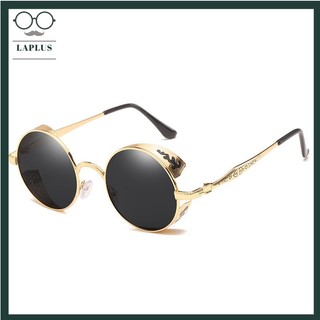 Kính tròn phong cách vintage - gọng kính khắc tinh xảo - Tặng kèm hộp đựng + khăn lau kính