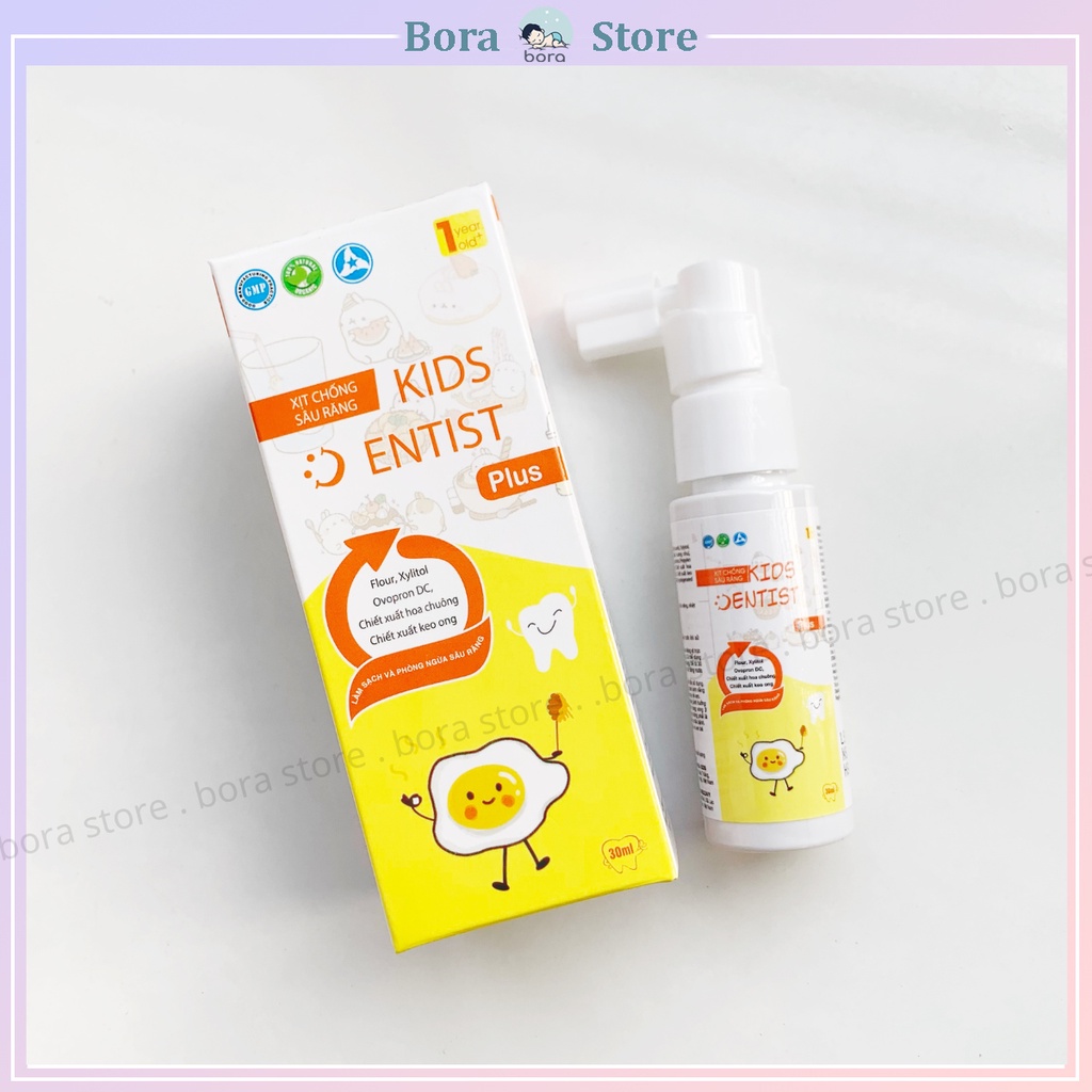 Xịt chống sâu răng Kid Dentist Plus cho bé từ 1 tuổi