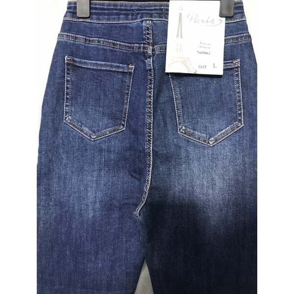 QUẦN JEANS ÔM CẠP SIÊU CAO co giãn tốt- hình shop chụp thật