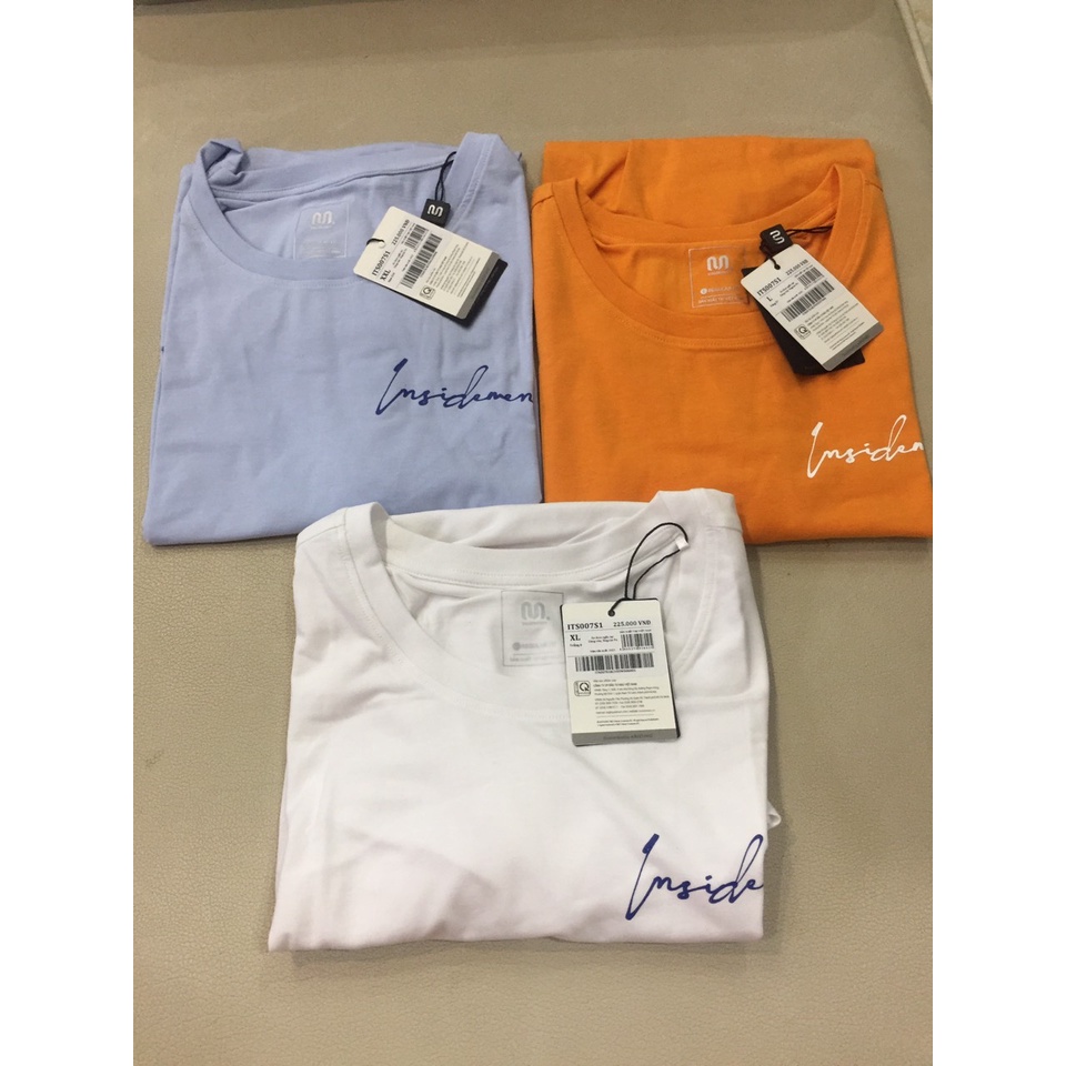 Áo t shirt nam Insidemen ITS007S1 của Aristino , chất cotton pha, dáng regulat fit