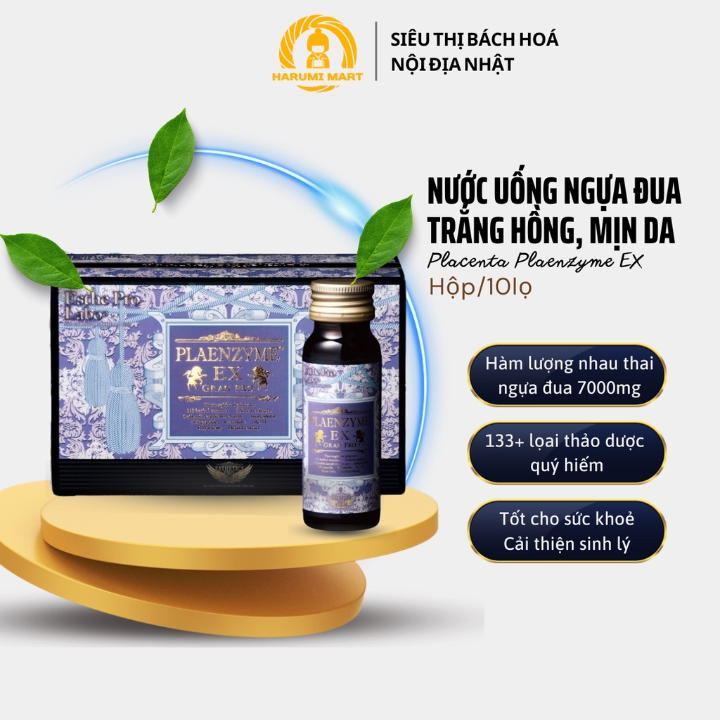 Nước nhau thai ngựa đua Placenta HORSE PLAENZYME EX GRAN PRO(1 hộp 10 chai)