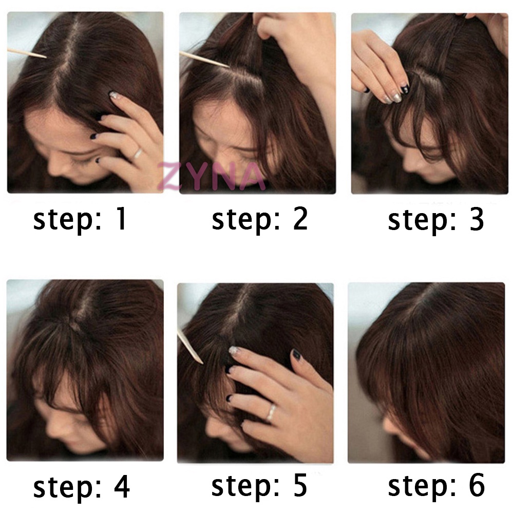 Tóc Mái Giả Có Kẹp Dành Cho Nam Nữ