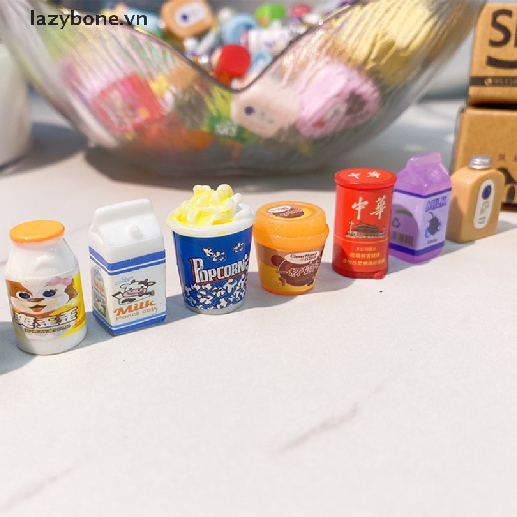Set 5 Đồ Ăn Nhanh Mini Dễ Thương Cho Nhà Búp Bê