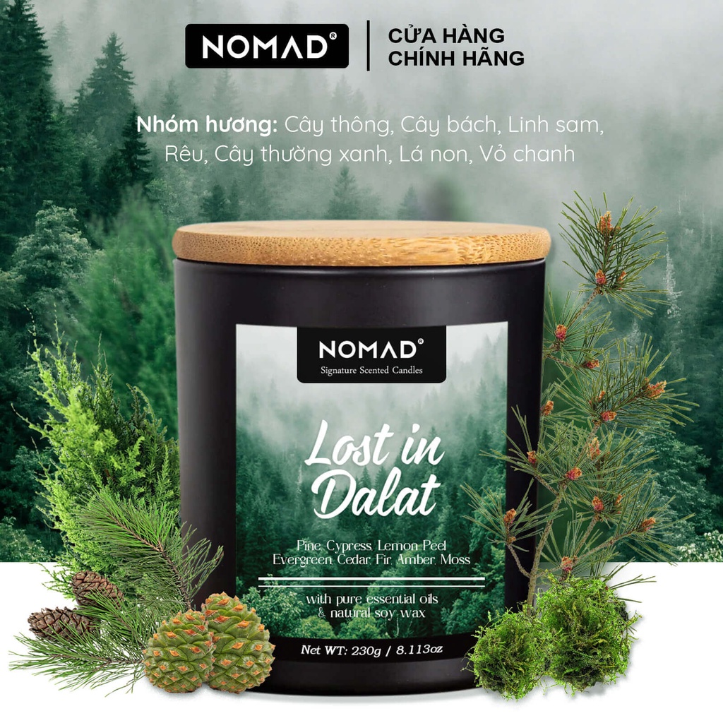  Nến Thơm Cao Cấp Nomad Signature Scented Candle 230g - Lost In Dalat