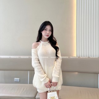 Áo len mỏng mix vòng (ảnh thật tự chụp)