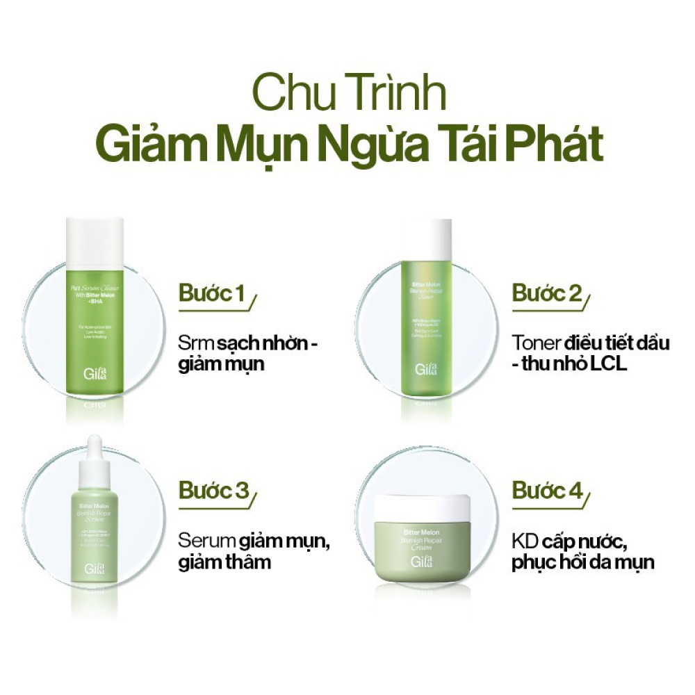 Sữa rửa mặt Khổ qua và Vegan BHA giúp làm sạch da và giảm mụn (160g)