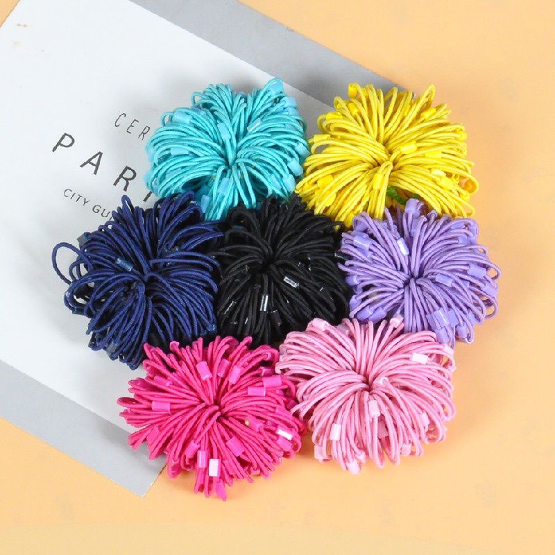 Set 10 dây buộc tóc có đế gắn charm,dây người lớn dùng,handmade,note màu or ngẫu nhiên ạ