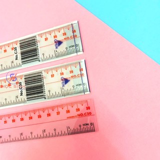 Combo 2 Cây Thước Dẻo Win 30cm C30, Chất Liệu Nhựa Dẻo Bền Bỉ - Học Sinh Store
