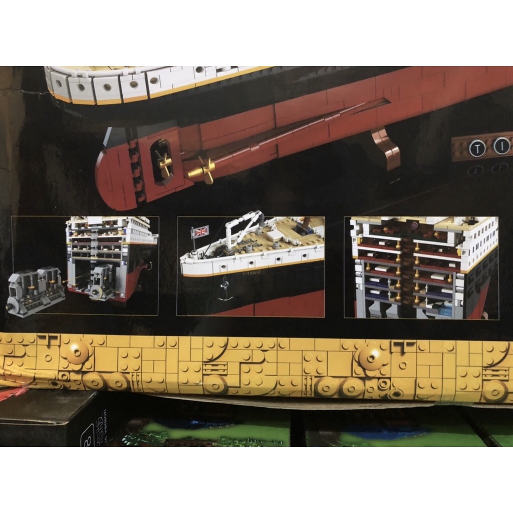 Xếp Hình Tàu Titanic 10294 6998 77000 82996 Phiên Bản Lớn 9090 Mảnh