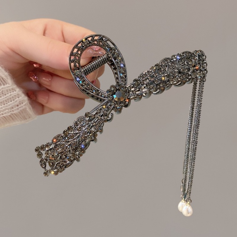 Kẹp Tóc Hợp Kim Đính Ngọc Trai Nhân Tạo Thời Trang