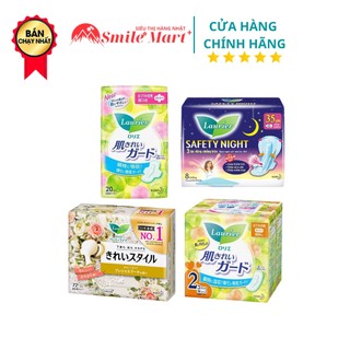 Sét 2 băng vệ sinh Laurier ban đêm 10pc*2 nội địa Nhật