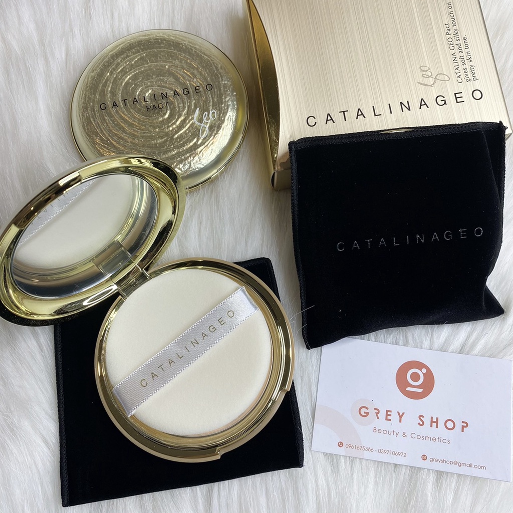 Phấn Phủ GEO Vàng Catalinageo Pact