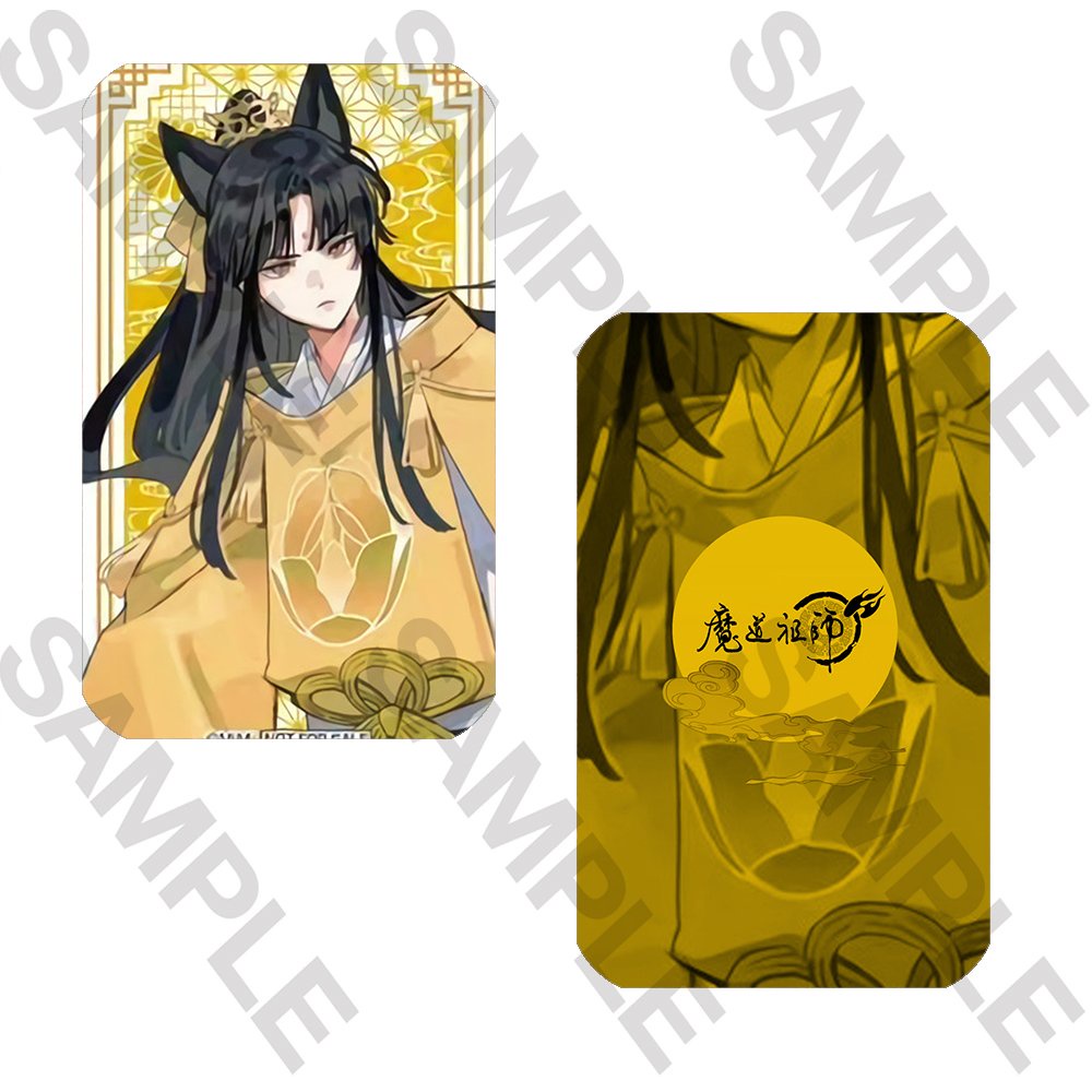 Ảnh card bo góc in hình MA ĐẠO TỔ SƯ ver KHÓI TRẮNG BL manhwa anime chibi thẻ bo viền 5*8cm