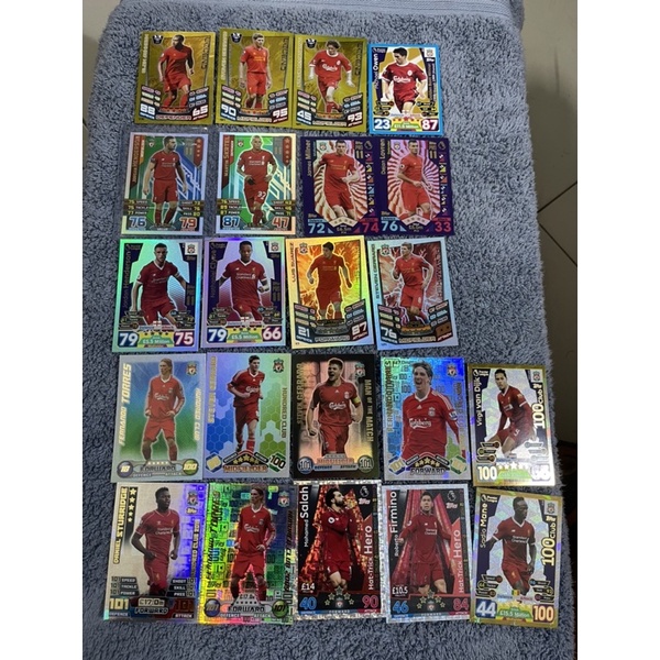 MS32 Thẻ Lẻ VIP Match Attax CLB100 , Pro11 , Hattrick Hero , Legend Các Mùa Dành Cho Các Bạn Fan CLB Liverpool ( MS 32 )