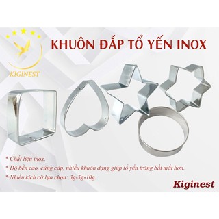 Mẫu các khuôn yến inox 304 baby 2g,3g,5g - set yến chưng [cực hot