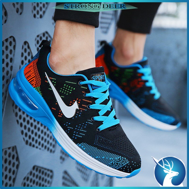 Giày Thể Thao Thoáng Khí Thời Trang Chống Trượt Kiểu Hàn Quốc Trẻ Trung Dành Cho Nam