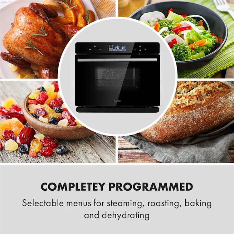 Lò hấp nướng Klarstein MasterFresh Steam Oven 24L [Nhập Đức chính hãng]