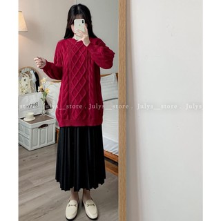 Áo len thừng oversize Chất len dày dặn Hàng QC