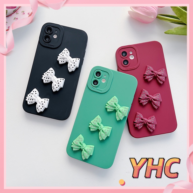 ốp iphone Họa Tiết Nơ 3D Sang Trọng Cho Iphone6 6splus 7 7plus 8 8plus XR x xs 12 11 pro max plus 13 promax-070