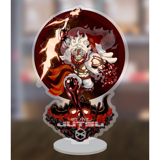 Mô hình standee truyện tranh One Piece Luffy Gear 5 ngầu 5cm/10cm/15cm