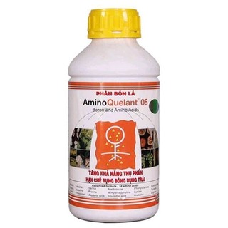 Phân bón lá amino 05 - bổ sung vi lượng, chống rụng nụ hoa - 1 lít
