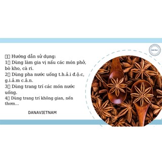 Hoa hồi Lạng Sơn - hàng loại 1 trang trí, pha nước, gia vị nấu ăn 100g, 200g