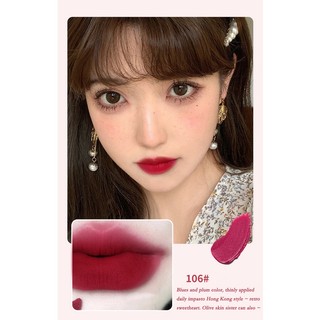 Set 3 son môi CAPPUVINI chất mousse mịn chống nước 3g