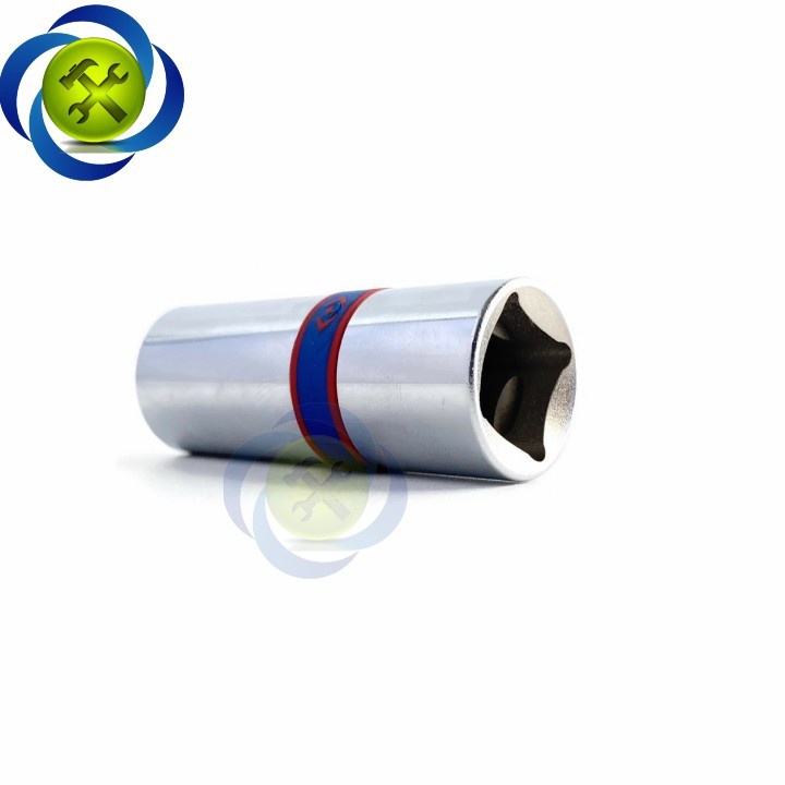 Tuýp tháo bugi xe máy 16mm Kingtony 463516M ron cao su chân cắm 1/2