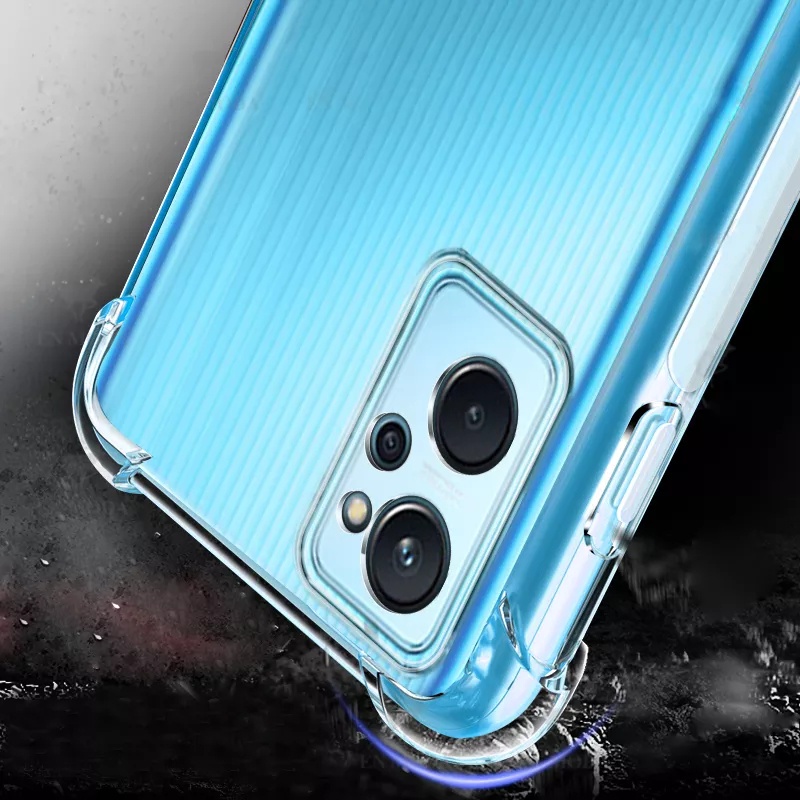 Ốp lưng Realme 9i dẻo silicon trong suốt lồi 4 góc ôm máy lâu ố vàng chống sốc